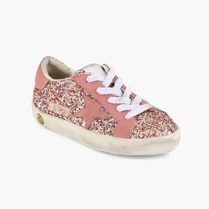 Golden Goose Kids Glitter Sneakers - Pink and Multi-Color
